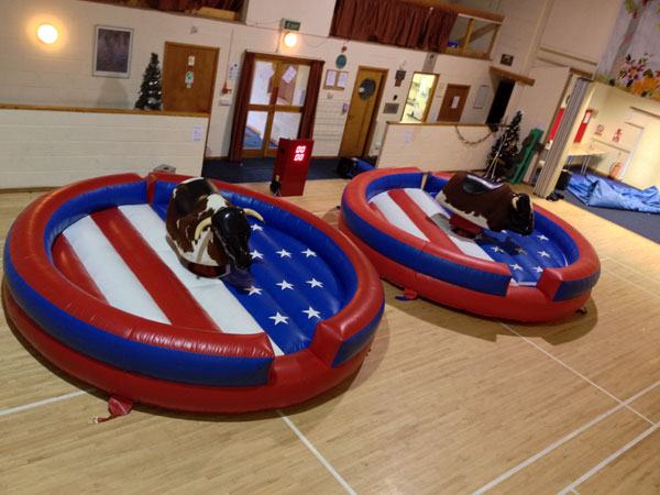 Beat your opponent at the Bucking Bronco Rodeo Duel