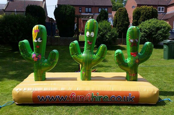 Cactus Toss inflatable game for hire