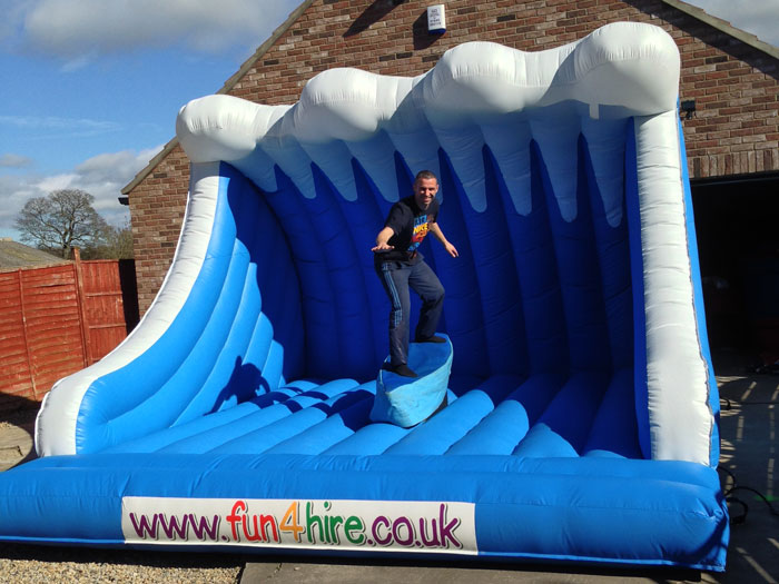Deluxe inflatable surf simulator for hire