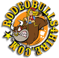 Rodeo bulls for hire, bucking broncos for hire, surf simulators for hire for adults + children. North East England,  Yorkshire and the Humber + the Midlands